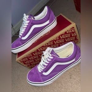 Soft Purple Vans, Mens U.S 8.5 Womens U.S 10